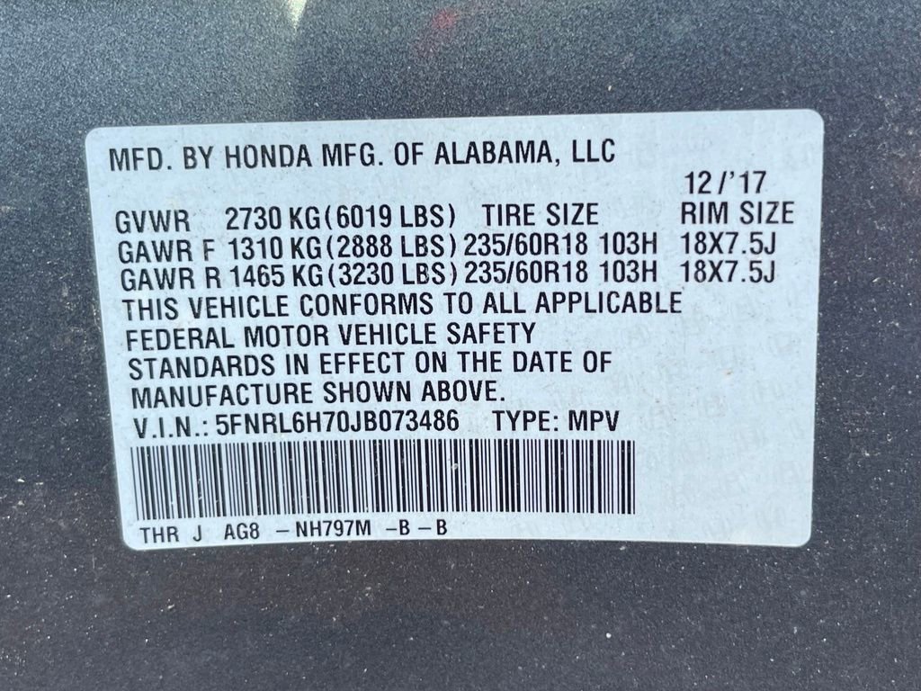 Used 2018 Honda Odyssey EX-L image 13