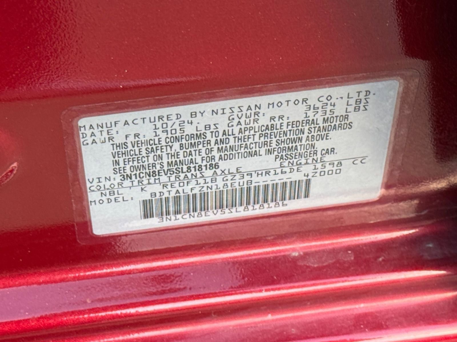 Used 2025 Nissan Versa SV image 29