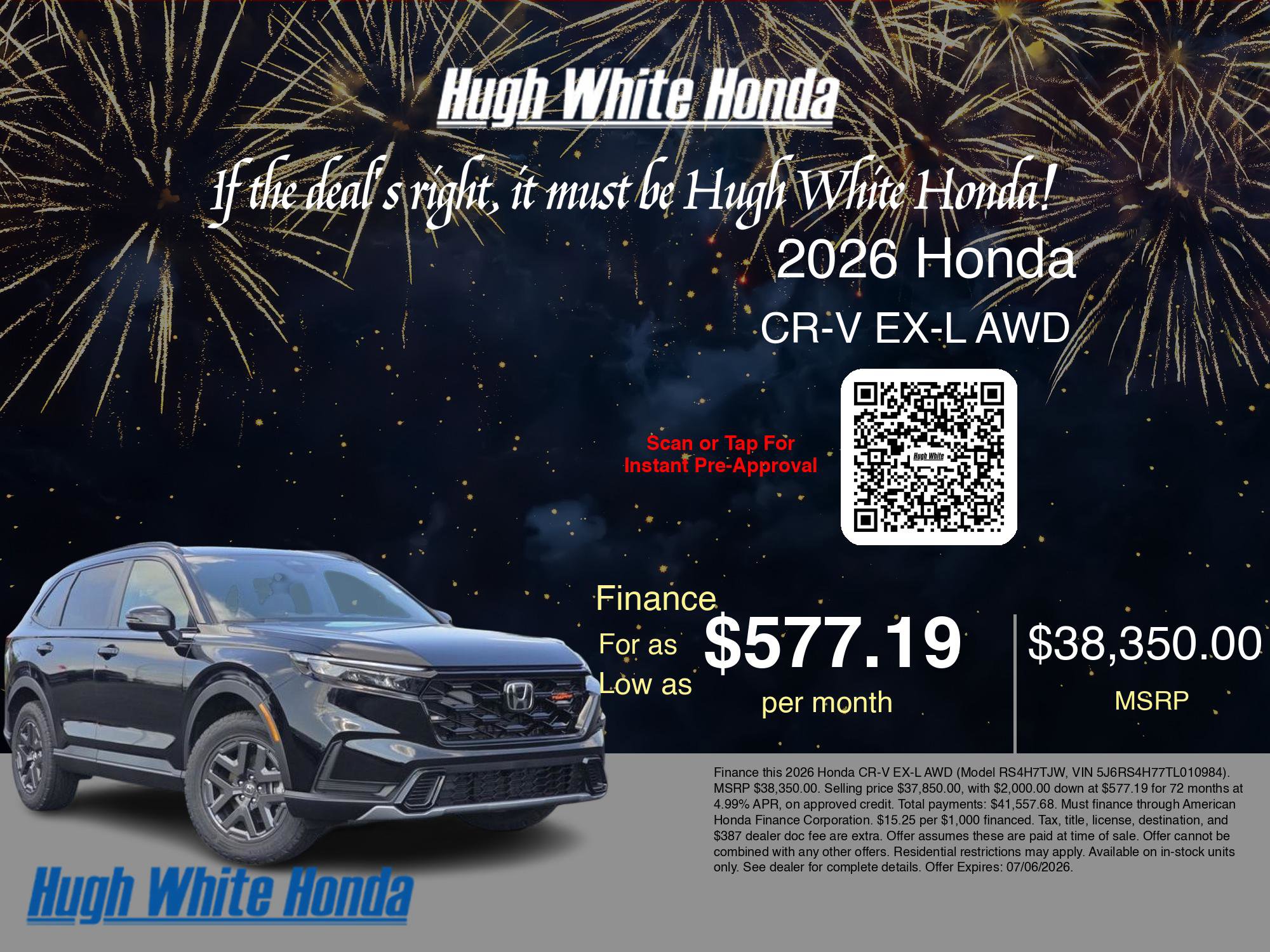 New 2026 Honda CR-V EX-L image 7