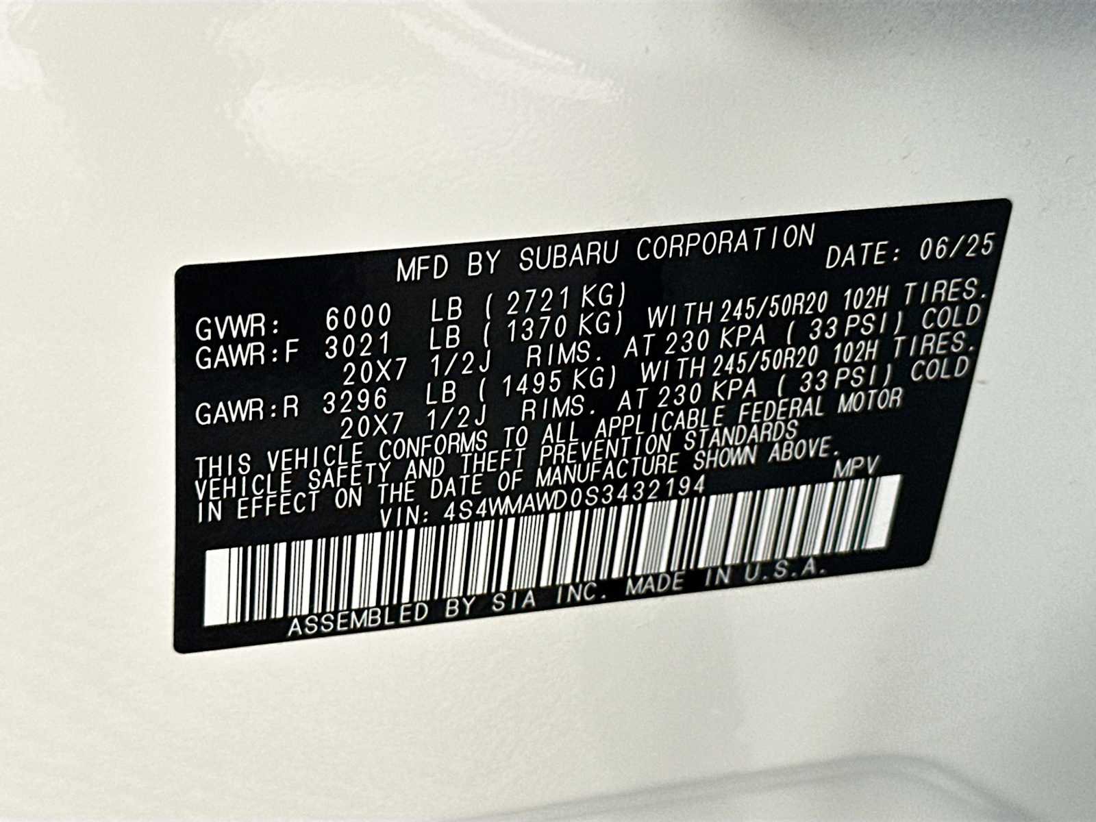 New 2025 Subaru Ascent Bronze Edition image 32