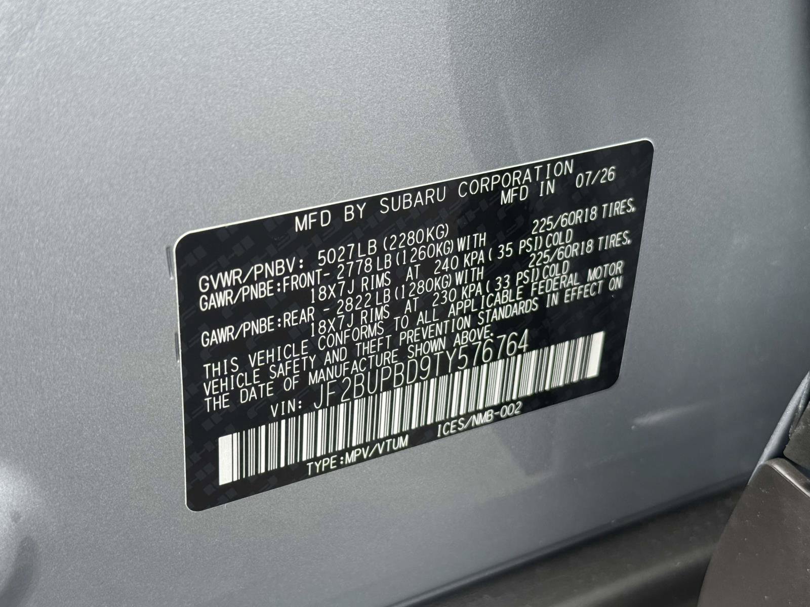 New 2026 Subaru Outback Premium AWD/4WD image 18