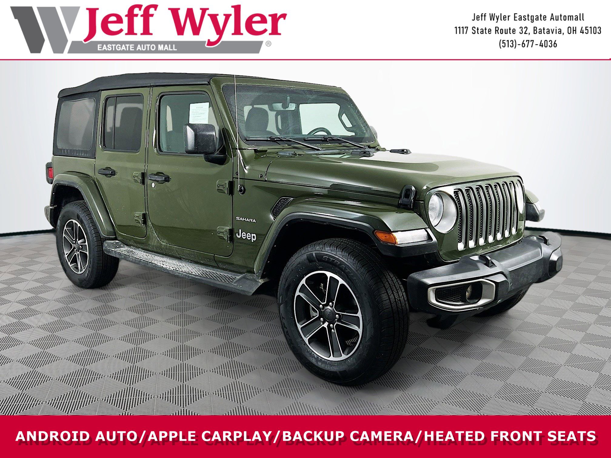 Used 2023 Jeep Wrangler Sahara w/ Cold Weather Group