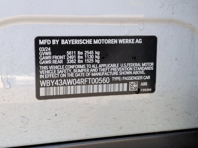 Certified 2024 BMW i4 eDrive35 w/ Parking Assistance Package image 19