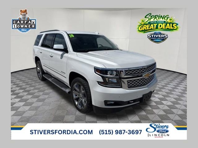 Used 2018 Chevrolet Tahoe LT w/ LT Signature Package AWD/4WD image 1