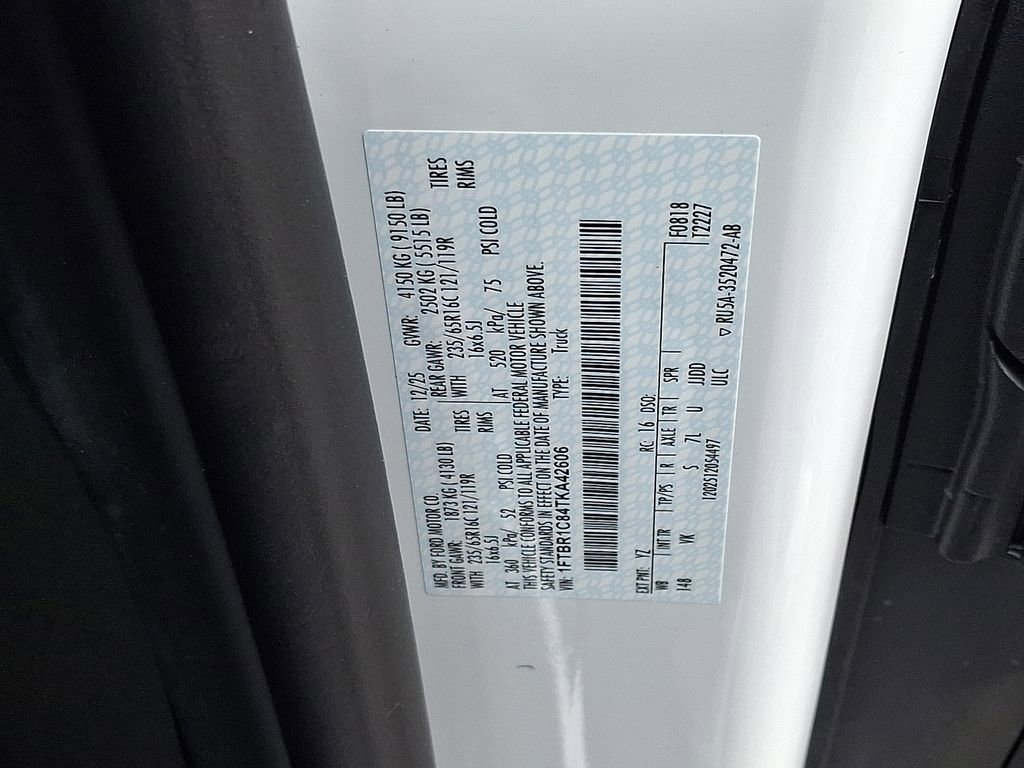 New 2026 Ford Transit 250 148 Medium Roof w/ Load Area Protection Package image 15