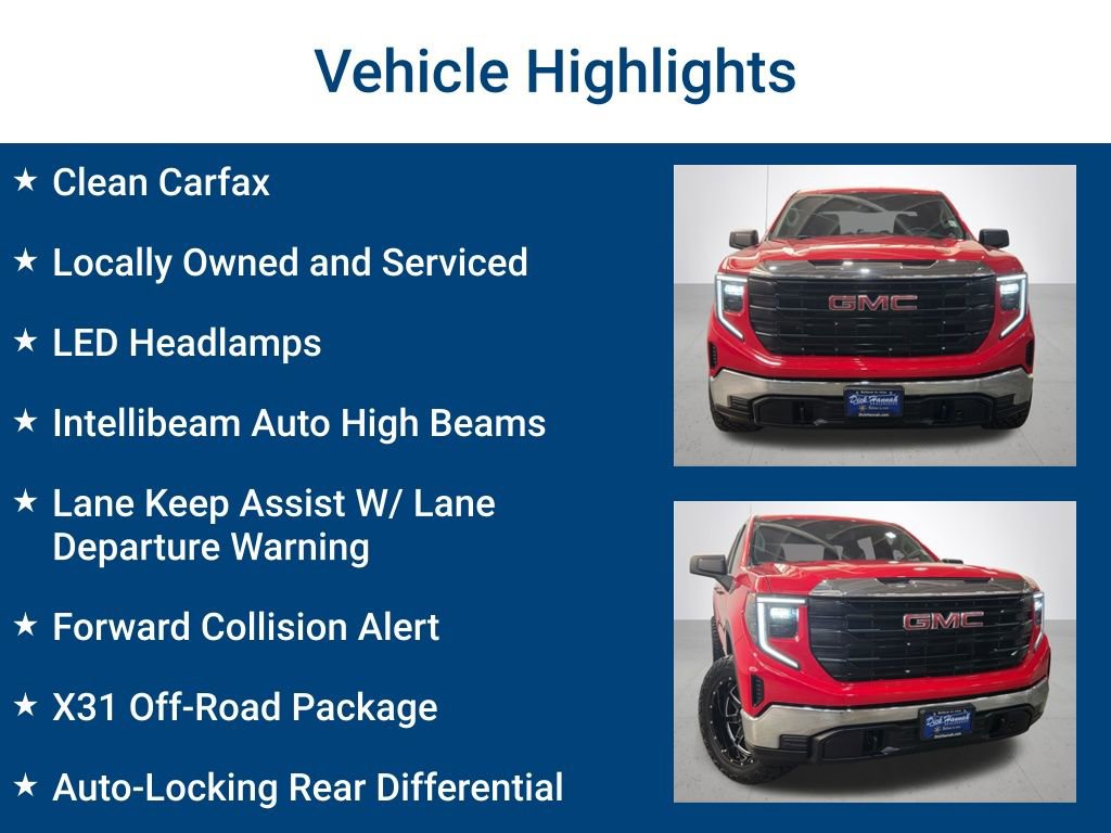 Used 2023 GMC Sierra 1500 Pro w/ X31 Off-Road Package image 3