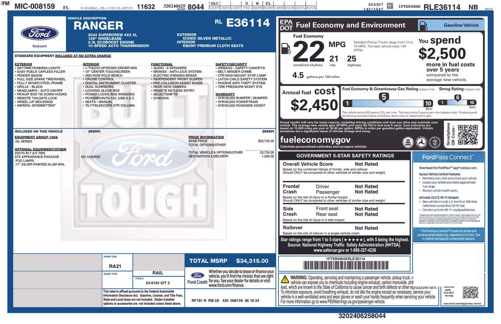Used 2024 Ford Ranger XL image 5