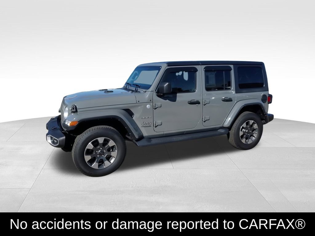 Used 2021 Jeep Wrangler Unlimited Sahara w/ Uconnect 4C Nav & Sound Group image 4