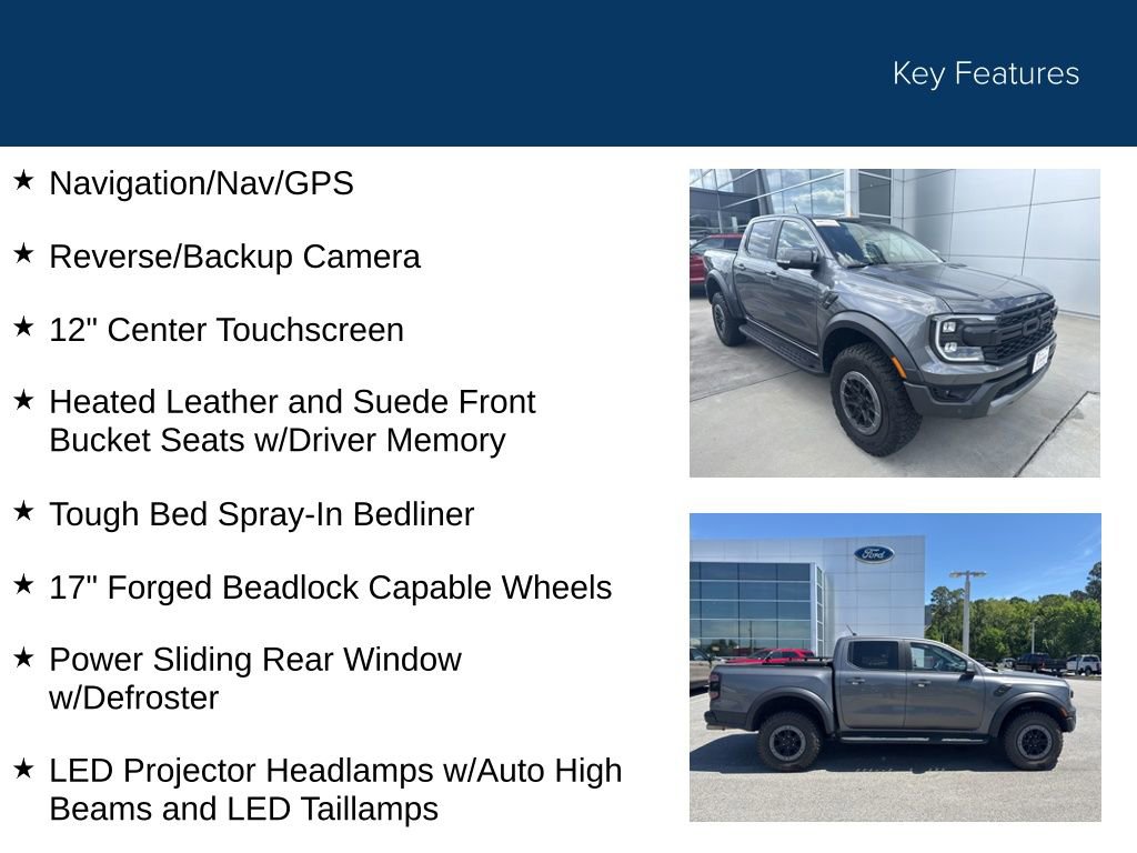 Certified 2025 Ford Ranger Raptor AWD/4WD image 34