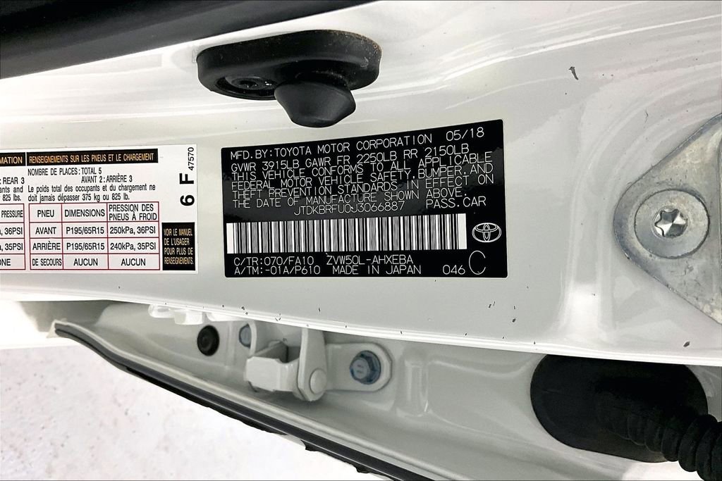Used 2018 Toyota Prius One FWD image 41