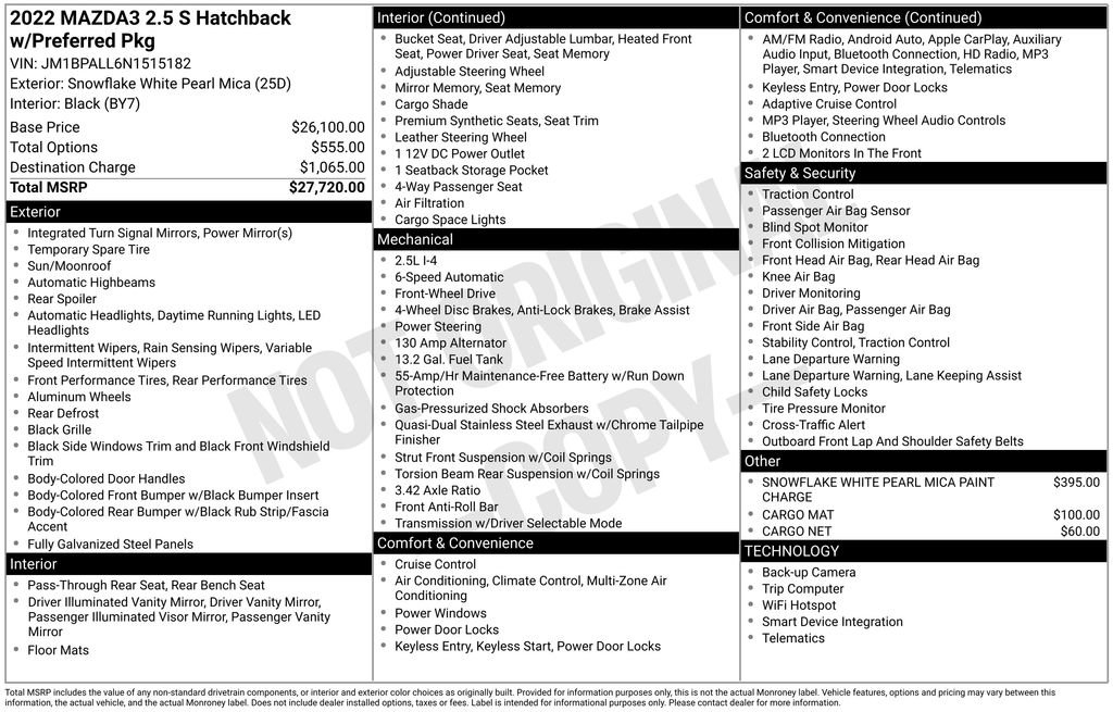 Used 2022 MAZDA MAZDA3 s image 31