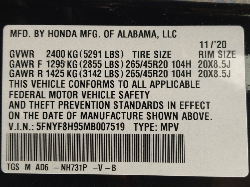 Used 2021 Honda Passport Touring image 33