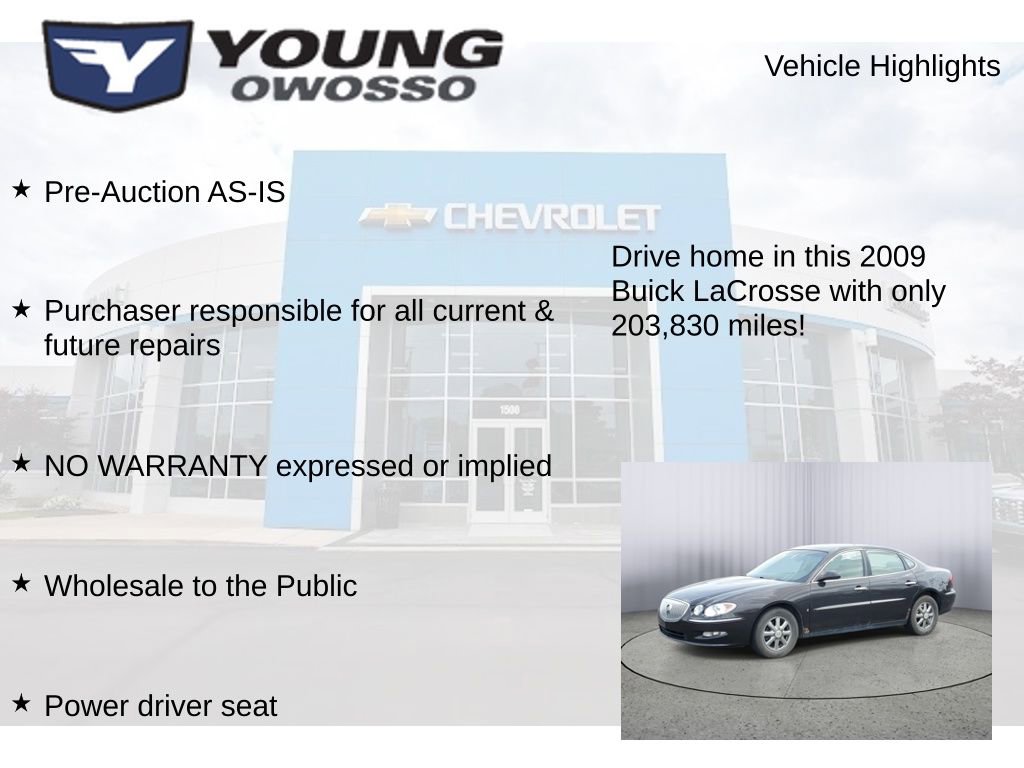 Used 2009 Buick LaCrosse CX FWD image 7