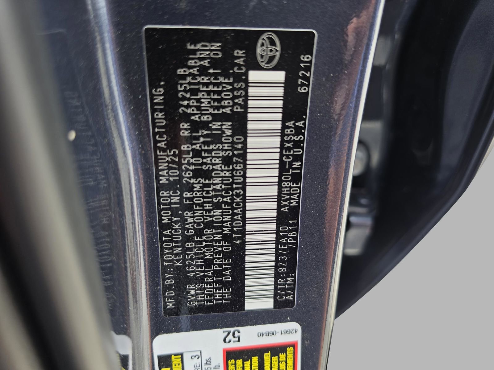 Used 2026 Toyota Camry SE w/ Convenience Package FWD image 39