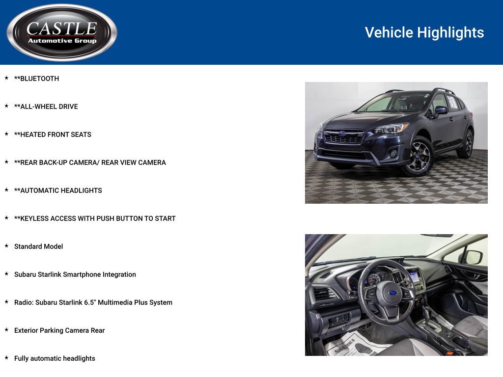 Used 2019 Subaru Crosstrek 2.0i Premium w/ Popular Package #3 AWD/4WD image 3