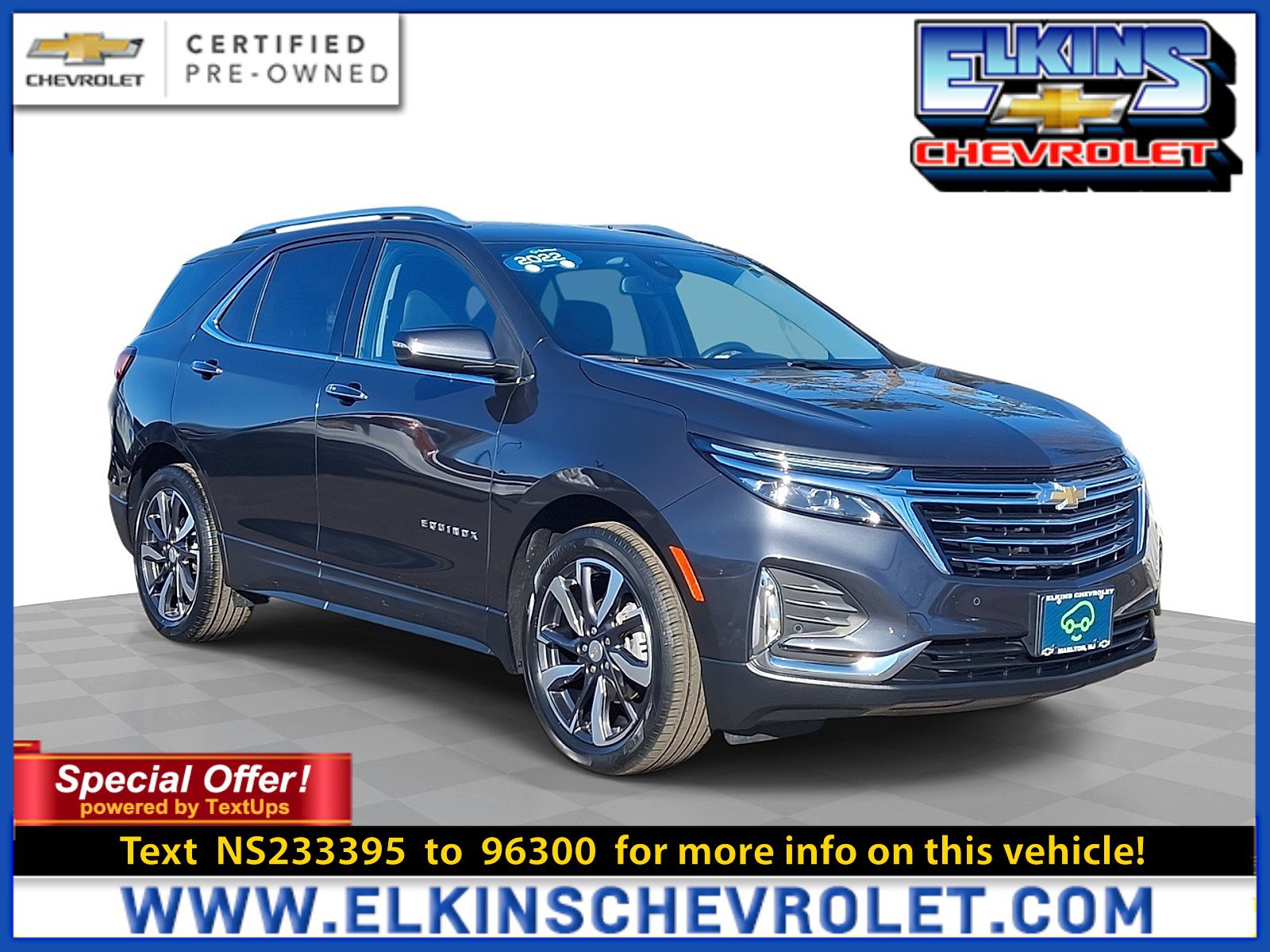 Certified 2022 Chevrolet Equinox Premier w/ LPO, Floor Liner Package