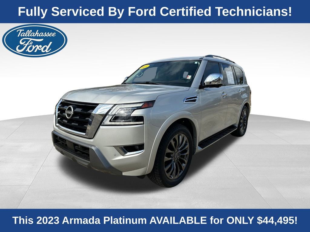 Used 2023 Nissan Armada Platinum w/ Captain's Chairs Package