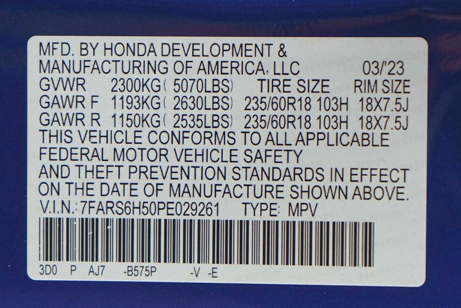 Certified 2023 Honda CR-V Sport image 30