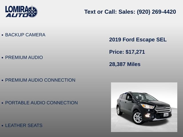 Used 2019 Ford Escape SEL FWD image 14