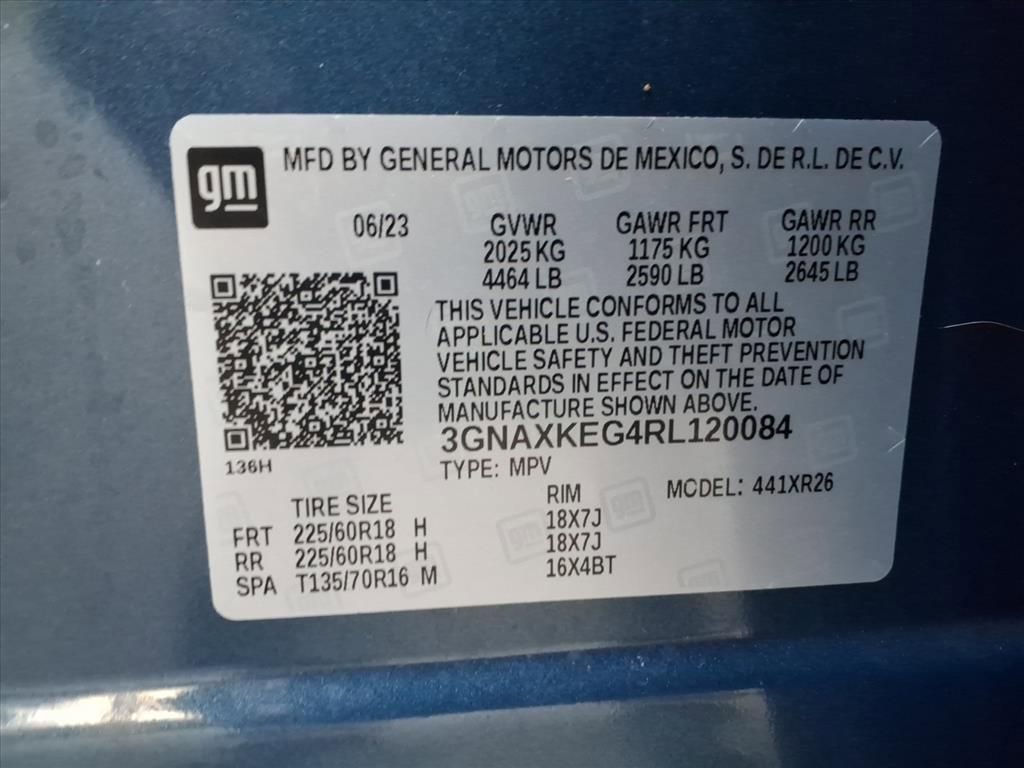 Certified 2024 Chevrolet Equinox LT w/ LPO, Floor Liner Package image 33