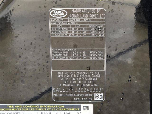 Certified 2025 Land Rover Defender 130 S AWD/4WD image 26
