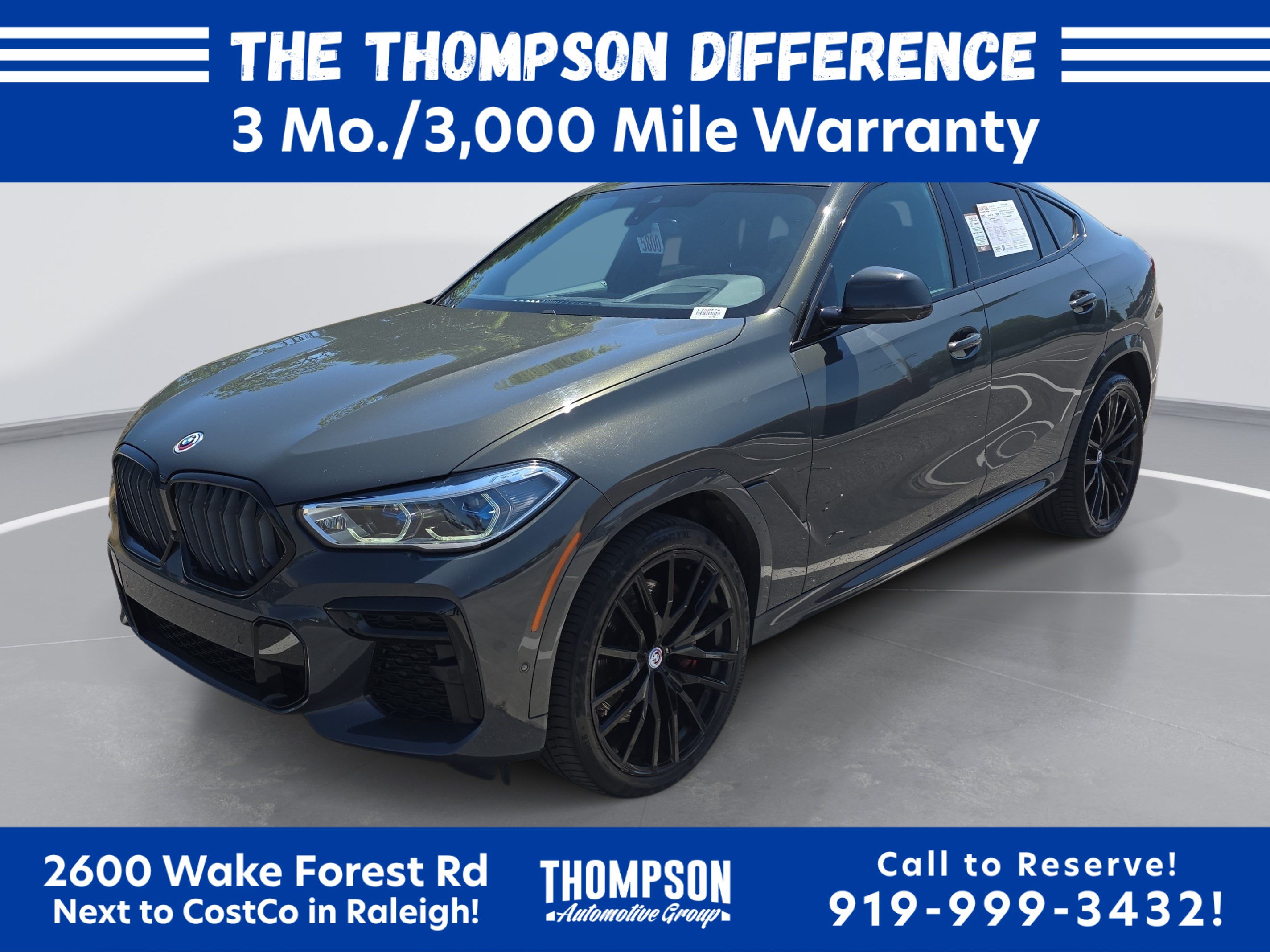 Used 2023 BMW X6 M50i w/ Executive Package AWD/4WD image 7