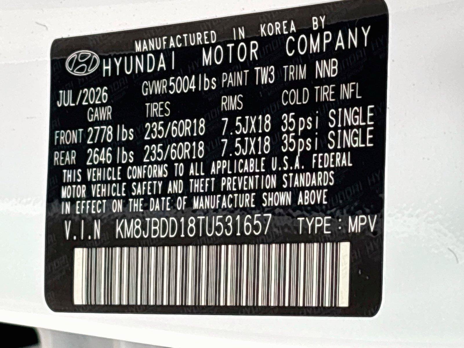 New 2026 Hyundai Tucson SEL AWD/4WD image 22