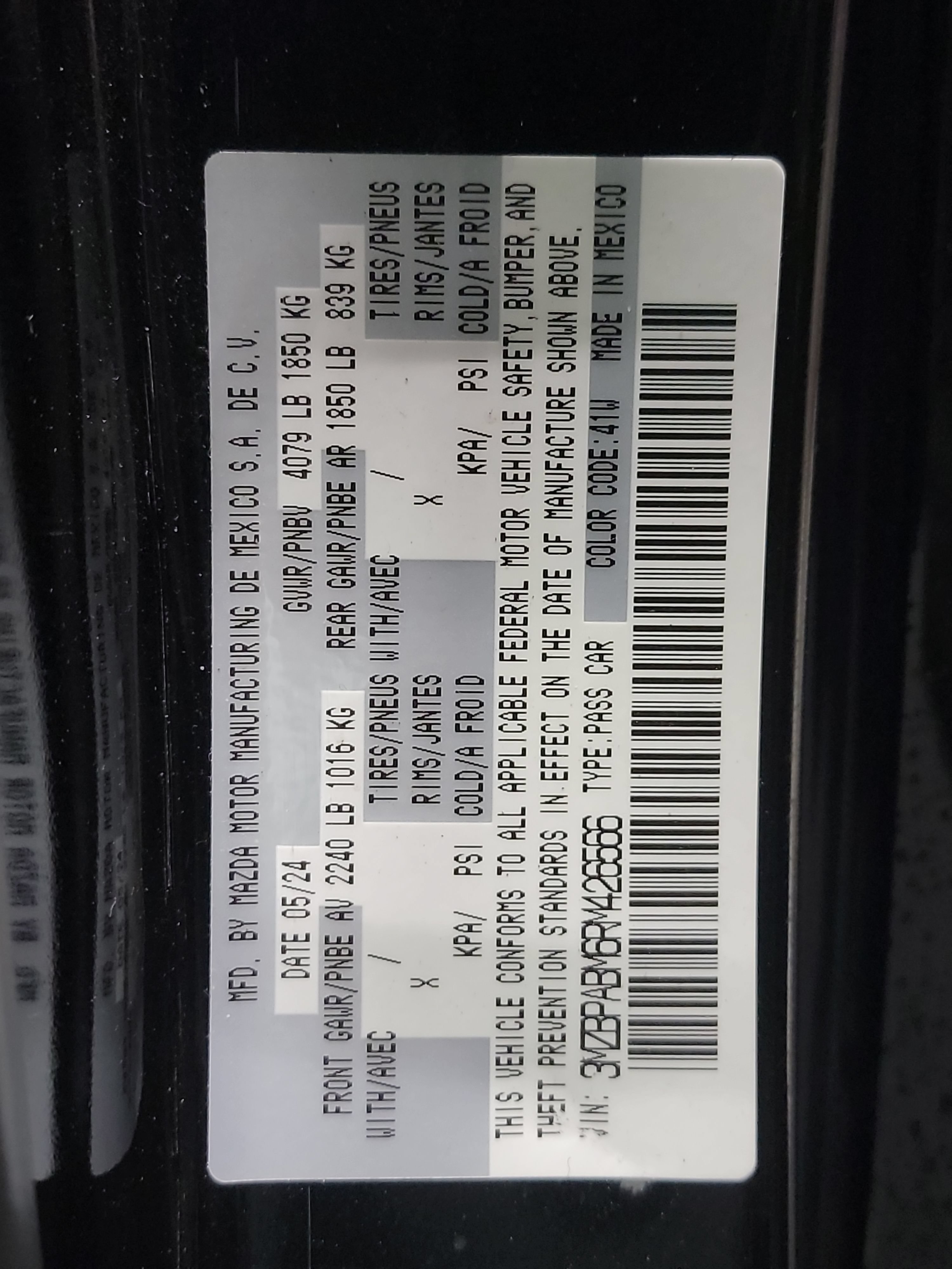 Used 2024 MAZDA MAZDA3 s FWD image 32