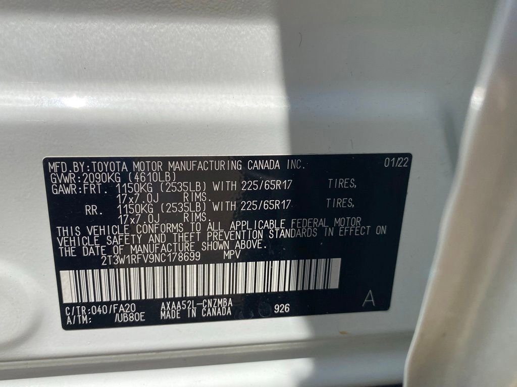 Used 2022 Toyota RAV4 XLE FWD image 21