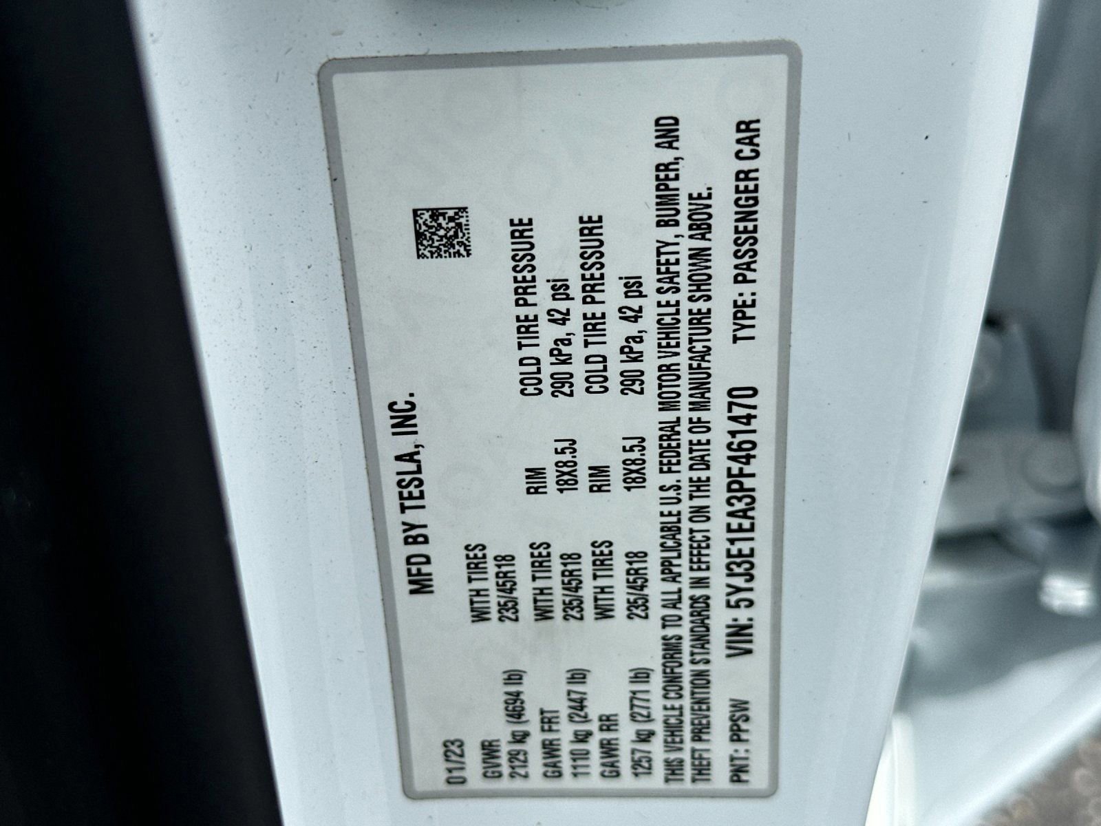 Used 2023 Tesla Model 3 Standard Range RWD image 32