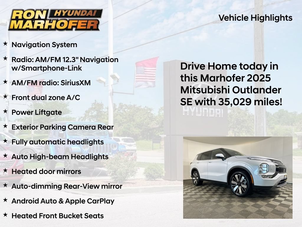 Used 2025 Mitsubishi Outlander SE AWD/4WD image 13