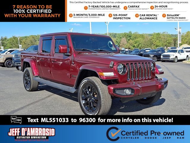 Certified 2021 Jeep Gladiator Overland