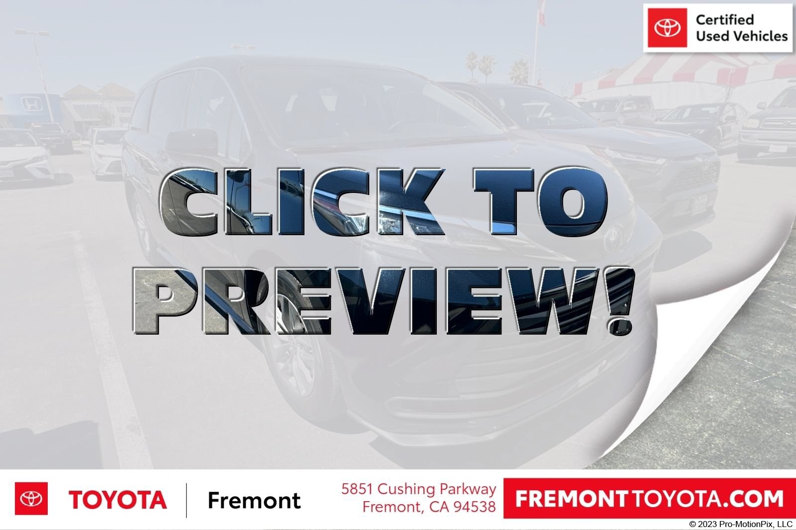 Certified 2022 Toyota Sienna LE