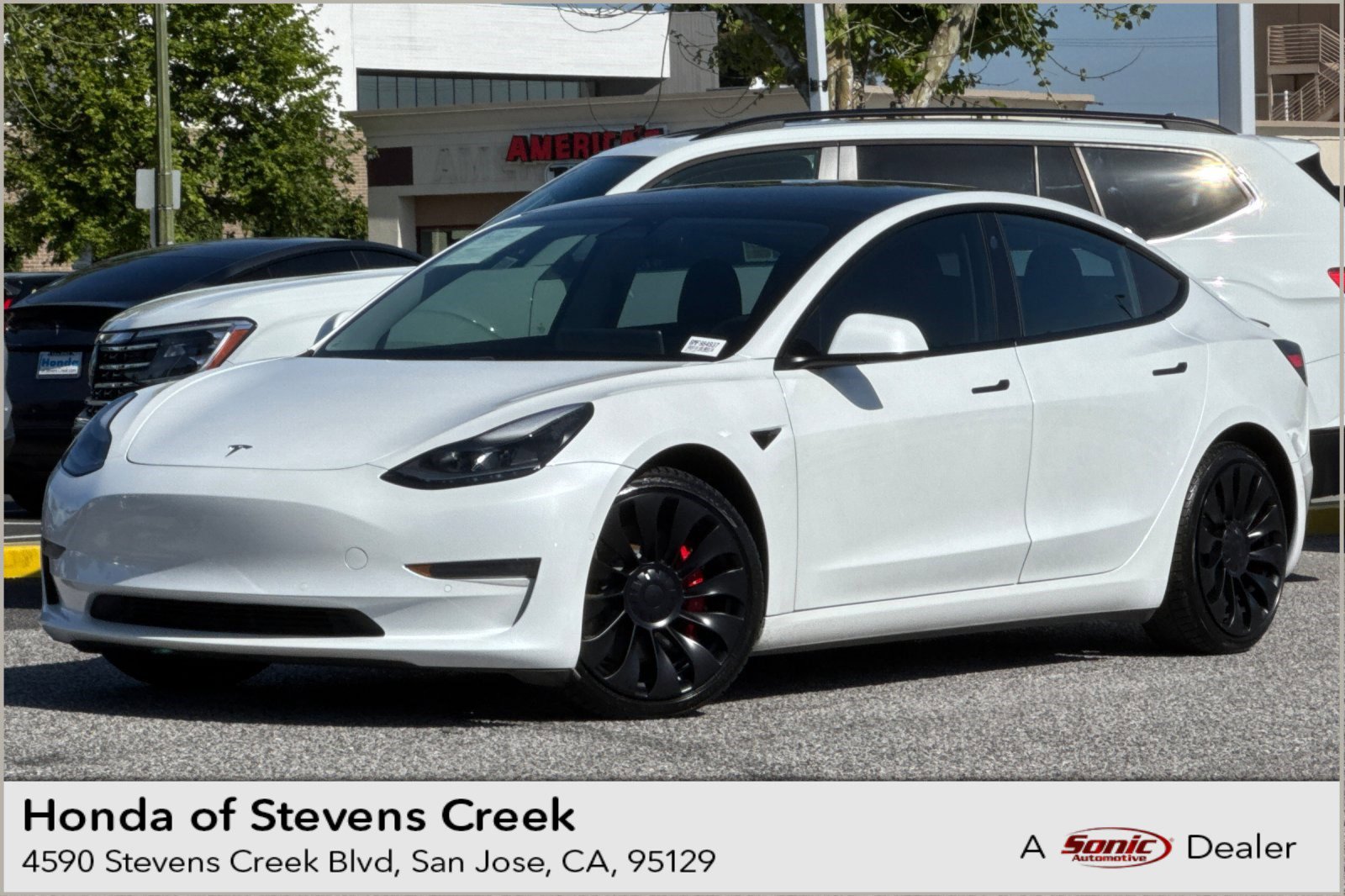 Used 2021 Tesla Model 3 Performance AWD/4WD image 1