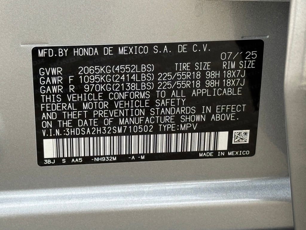 Certified 2025 Acura ADX AWD image 34