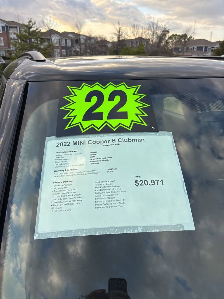 Used 2022 MINI Cooper Clubman S w/ Premium Package image 20