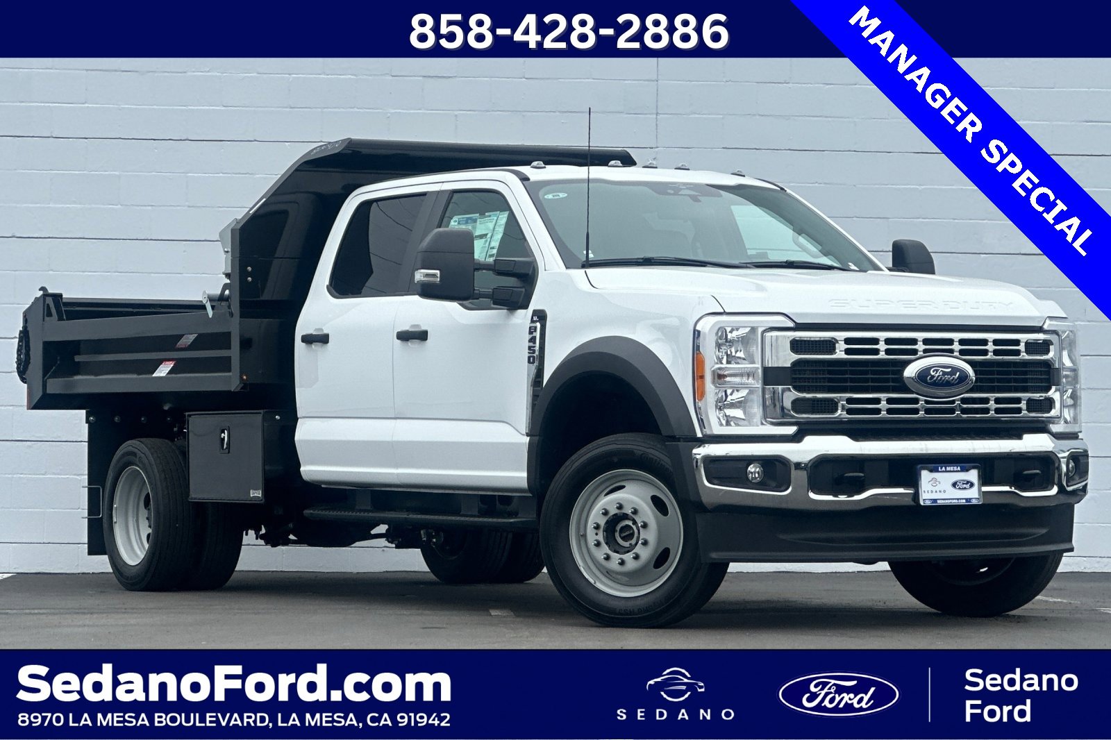 New 2023 Ford F450 XL w/ XL Chrome Package