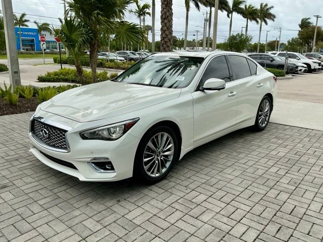 Used 2023 INFINITI Q50 Luxe w/ Cargo Package image 3