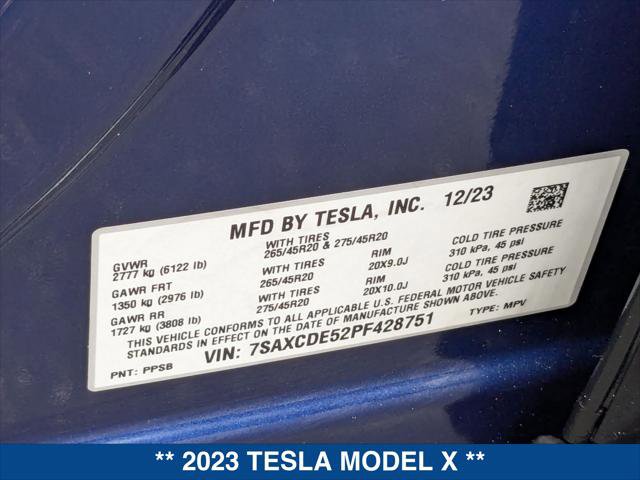 Used 2023 Tesla Model X AWD/4WD image 23