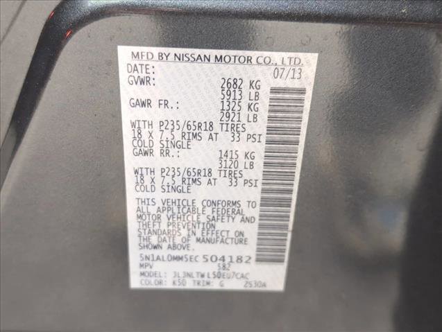 Used 2014 INFINITI QX60 AWD w/ Premium Plus Package image 27