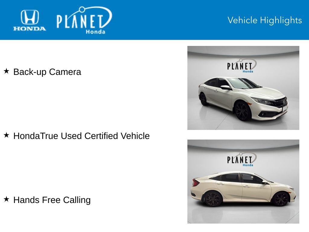 Certified 2020 Honda Civic Sport image 4