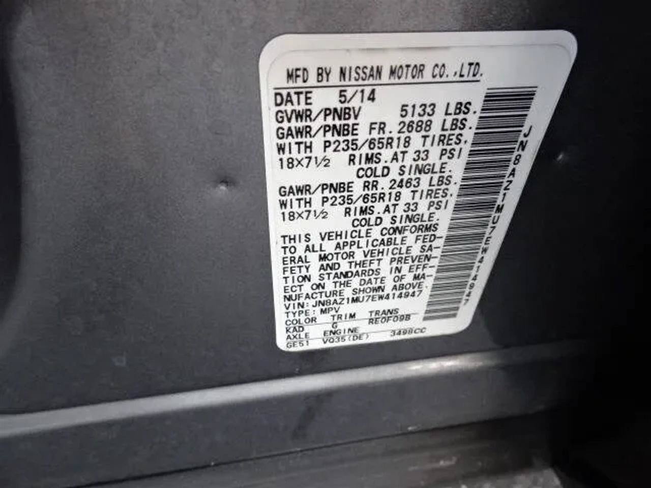 Used 2014 Nissan Murano S FWD image 36