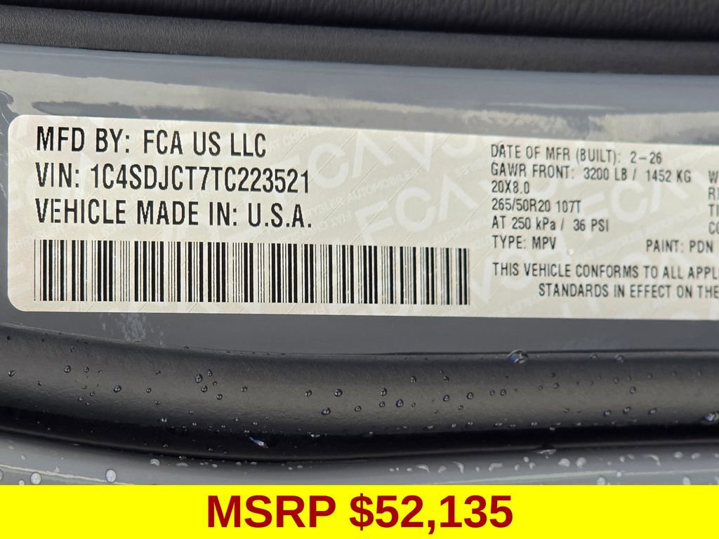 New 2026 Dodge Durango GT image 42