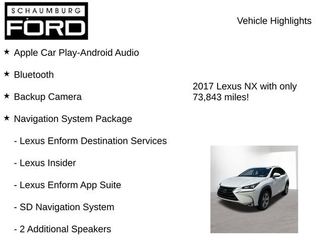 Used 2017 Lexus NX 200t AWD w/ Premium Package image 8