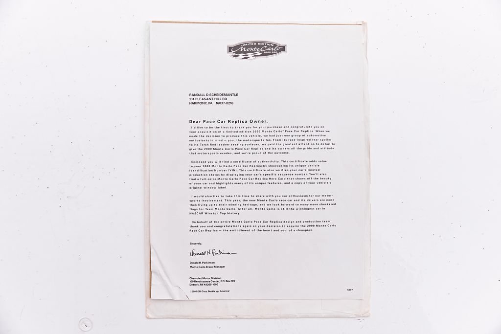 Used 2000 Chevrolet Monte Carlo SS FWD image 70