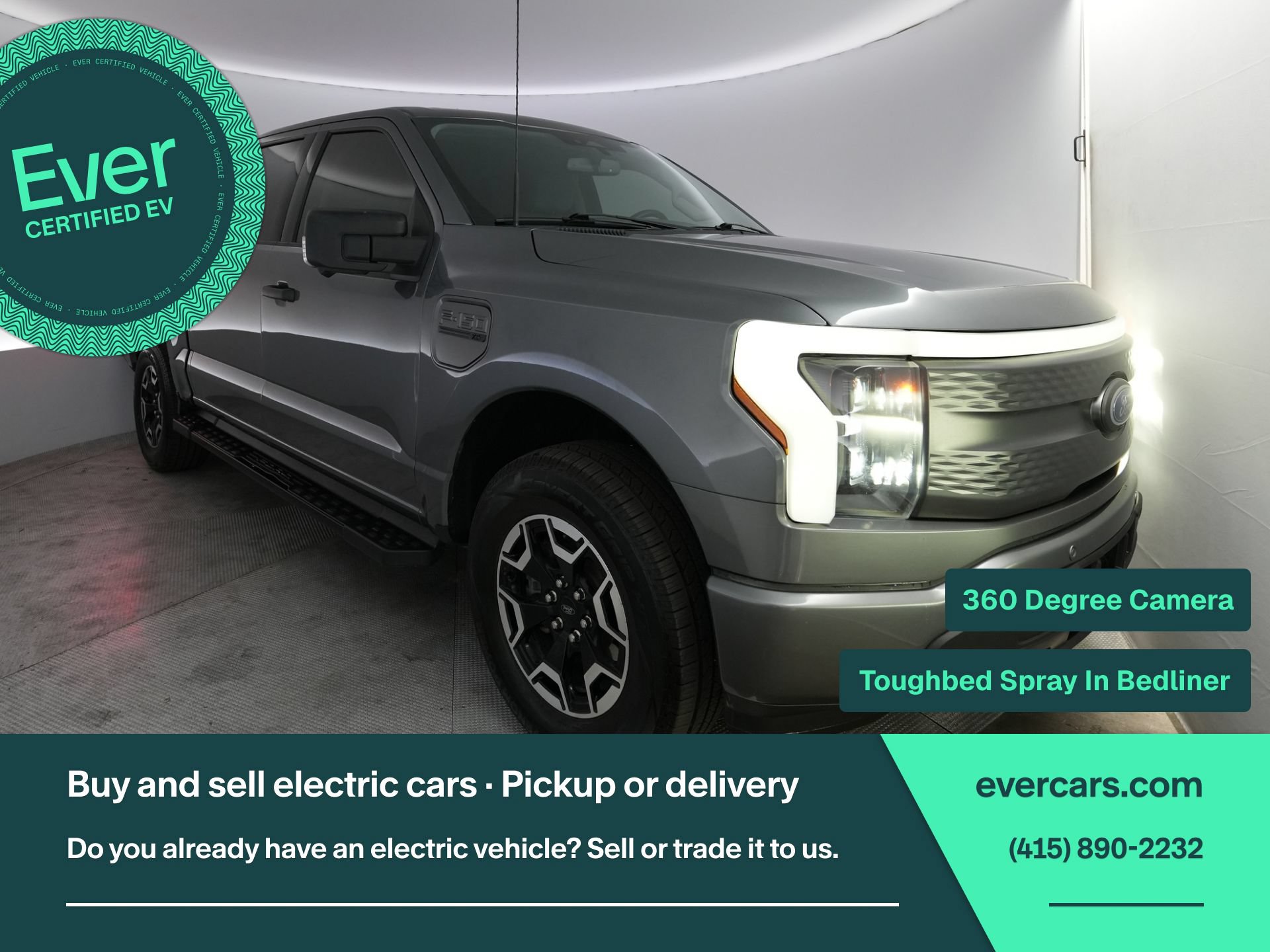 Used 2022 Ford F150 Lightning XLT AWD/4WD image 1