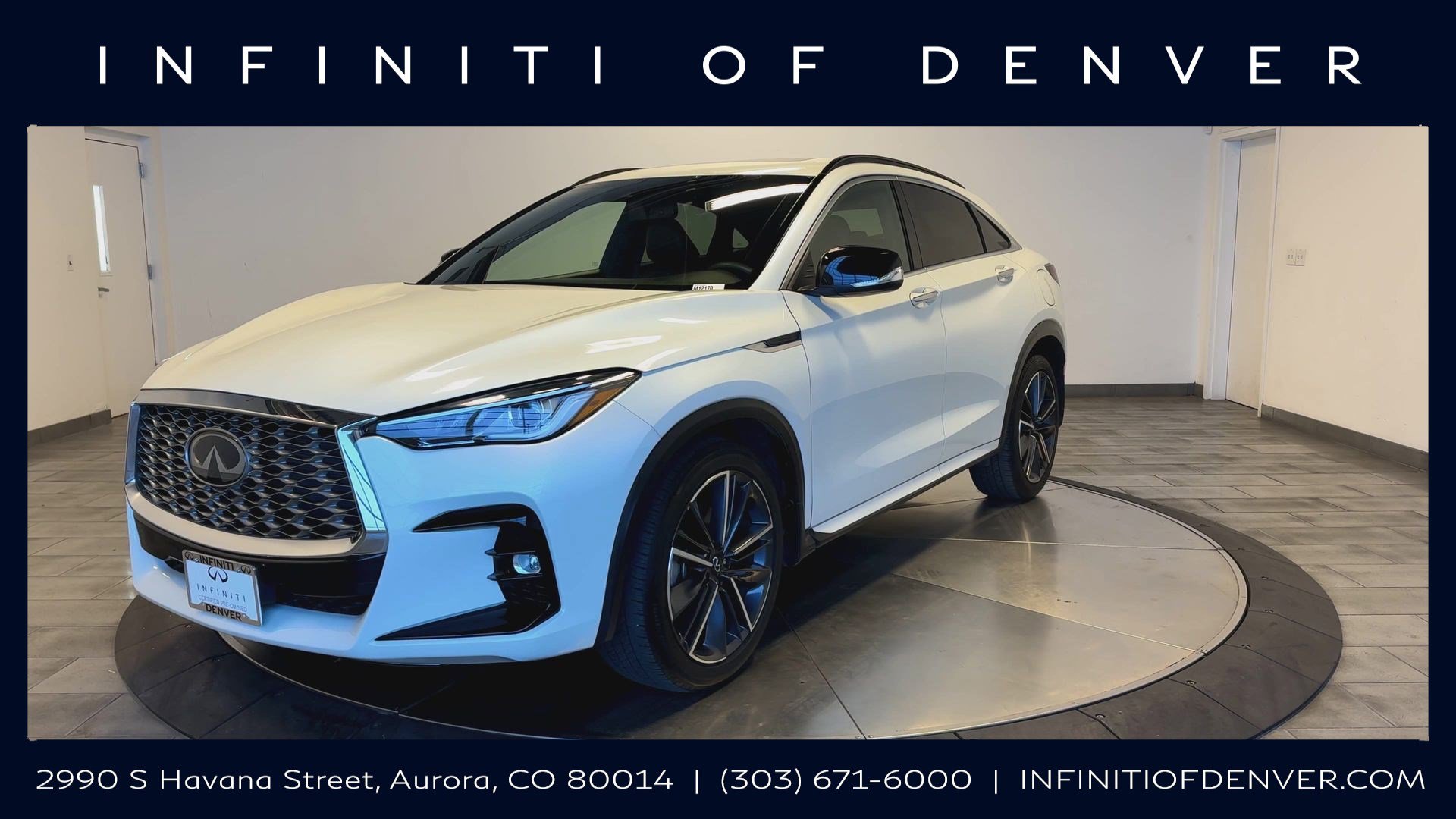 Certified 2023 INFINITI QX55 Luxe w/ Cargo Package image 1