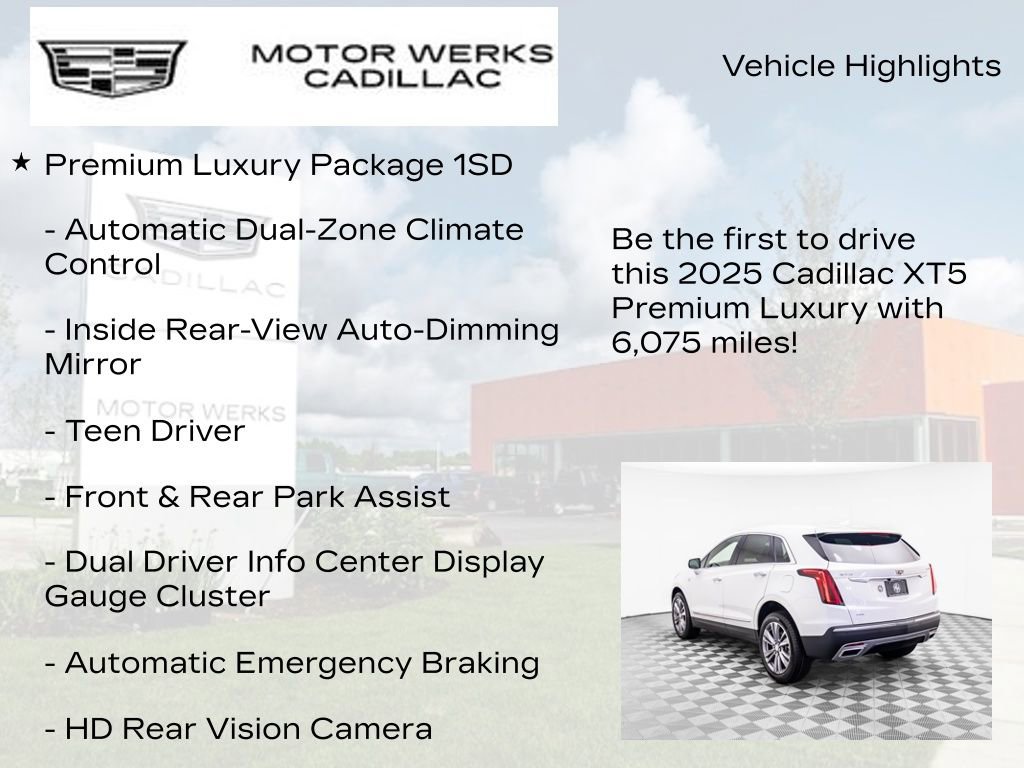 New 2025 Cadillac XT5 Premium Luxury image 6
