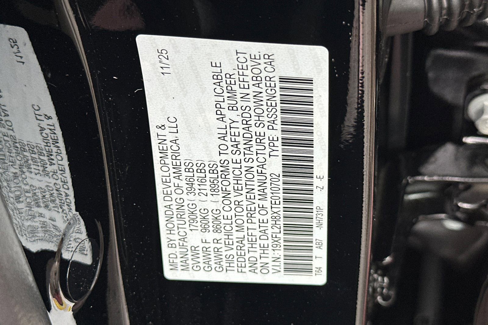 New 2026 Honda Civic Sport image 33