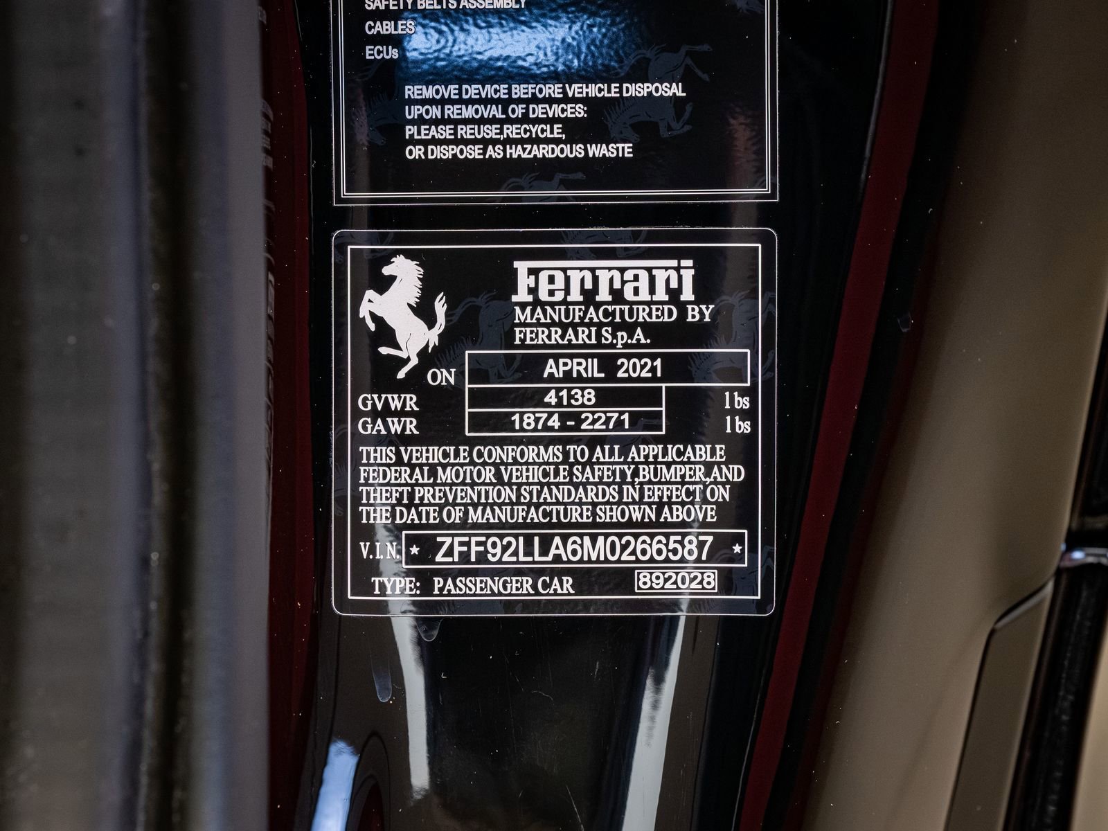 Used 2021 Ferrari F8 Tributo image 26